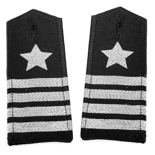 Captain Epauletten Streifen Schulterzubehör für Uniformen Drama Play Schulter Board Schulter Schmuck von HXNH