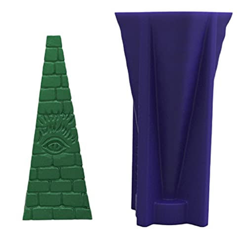 Dreieckige Form 3D-Kerzenseifenform, Kerze, Epoxidharz, handgefertigte Wachsseifenformen für Dekorationen von HXNH
