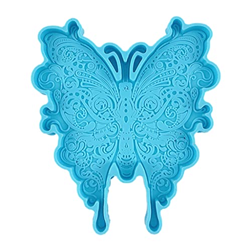 Kristall-Achat-Untersetzer-Form für Schmetterlingstassen, Kunstharz, Silikon, Gießform, Schmuck, dekorativ von HXNH