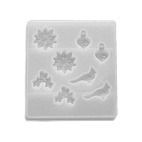 Silikonform aus Kunstharz, Kristall, Epoxidharz, Schneeflocke, Stange, Buchstaben, Socken, Gießform von HXNH