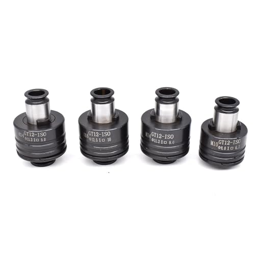 1 Spannzangensatz GT12-19mm ISO/DIN/JIS M3-M12 Satz Gewindeschneidzangen Spannfutter Pneumatische Gewindeschneidmaschinen Spannfutter Überlastschutz(DIN 6PCS) von HXSMOZ