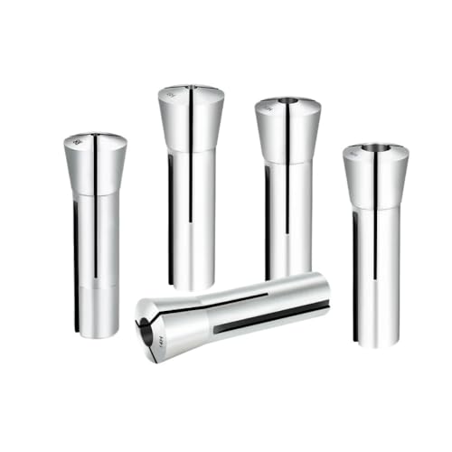 HXSMOZ 1 stück 8 Spannzangen-Fräsmaschine R8 Spannzange Metric British R8Collet Spanngröße Fräswerkzeughalter R8 Spannzangenfutter-Set Federspannzange(Inch Thread (7-16),12mm) von HXSMOZ