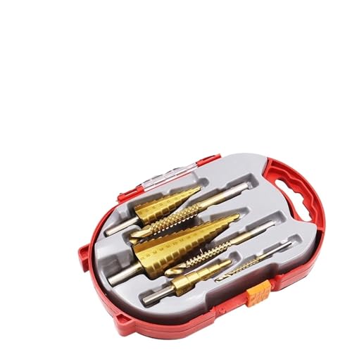 Beschichteter Stufenbohrer,Stufenbohrer, 6PCS 4 32mm 8mm Stufenbohrer Sägebohrer-Set von HYBZDKEOP