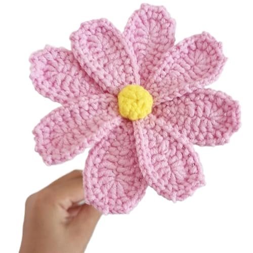 HYBZDKEOP，Gestrickte Blumen，Häkelblumen, Milk Cotton Needle Knitting Flower Wedding Party Decor Hand Knitting Crochet Woven Flowers Bouquet(1) von HYBZDKEOP