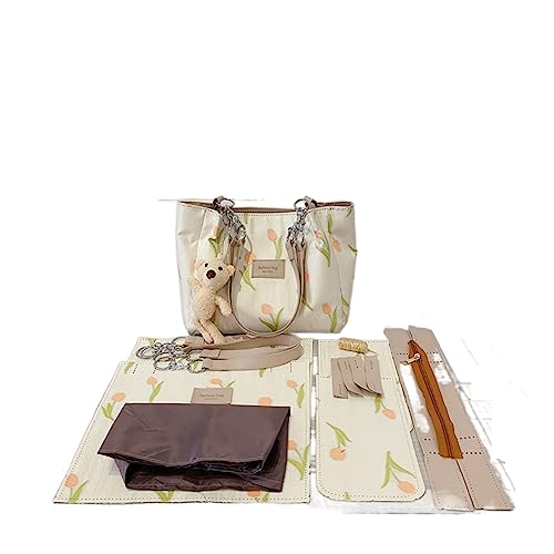 HYFEUOKF Leder Tasche Machen Kit Sommer All Style Material Set DIY handgefertigt for Handytasche Handtasche Für die Herstellung von Taschen, Handtaschen, DIY(Material set-01) von HYFEUOKF