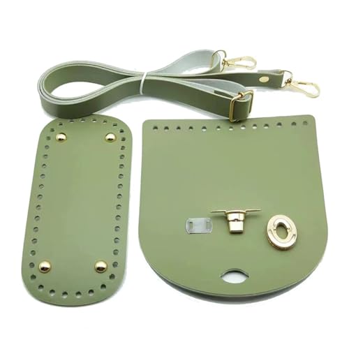 Leder Tasche machen Kit 1 Set handgemachte Handtasche Tasche Set Leder Tasche Böden mit Hardware Paket Zubehör Handtasche Shloulder Straps DIY Frauen Rucksack Für die Herstellung von Taschen, Handtasc von HYFEUOKF