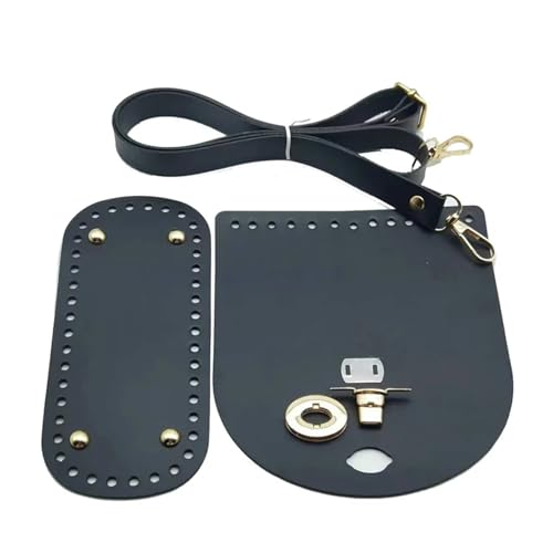 Leder Tasche machen Kit 1 Set handgemachte Handtasche Tasche Set Leder Tasche Böden mit Hardware Paket Zubehör Handtasche Shloulder Straps DIY Frauen Rucksack Für die Herstellung von Taschen, Handtasc von HYFEUOKF