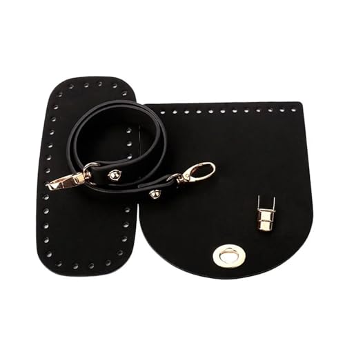 Leder Tasche machen Kit 3 Teile/satz Faux Leder Schulter Tasche for Diy Rucksack Zubehör Unteren Riemen Gewebte Tasche Set Handgemachte Tasche Häkeln Tasche Schulter gurt Für die Herstellung von Tasch von HYFEUOKF