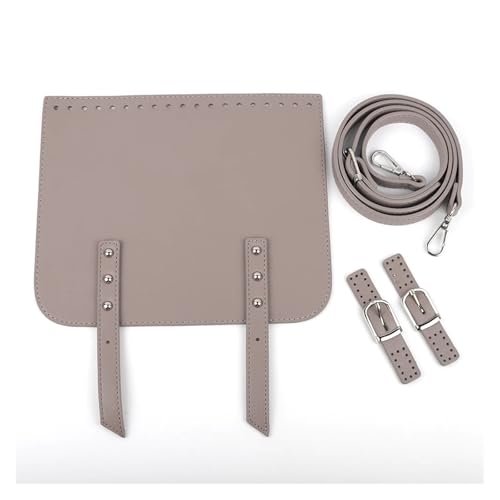 Leder Tasche machen Kit 3-teiliges Ledertaschen-Set, gehäkelte Umhängetasche mit Löchern, verstellbarer Taschengurt for DIY-Frauen-Handtaschen-Zubehör Für die Herstellung von Taschen, Handtaschen, DIY von HYFEUOKF