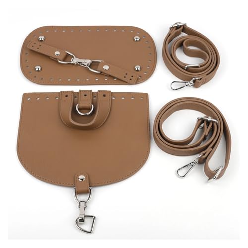 Leder Tasche machen Kit DIY Leder Rucksack Tasche Set Handtasche Schultergurt Taschenboden mit Hardware Zubehör handgemachte Damen Handtasche Für die Herstellung von Taschen, Handtaschen, DIY von HYFEUOKF