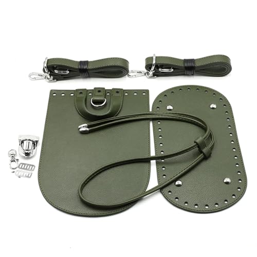 Leder Tasche machen Kit Diy handgemachte Handtasche Leder Schultergurt gewebte Tasche Set Tasche Böden mit Hardware-Paket Zubehör for Frauen Tasche Rucksack Für die Herstellung von Taschen, Handtasche von HYFEUOKF