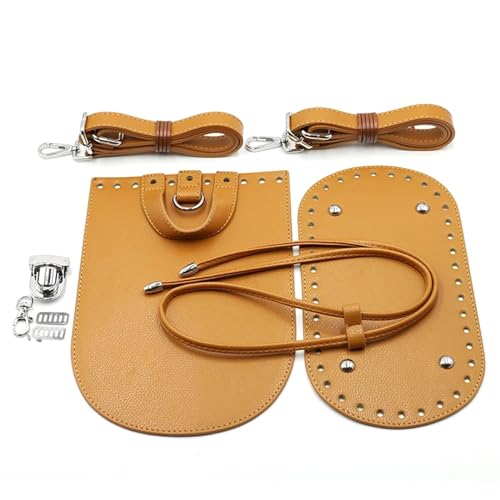 Leder Tasche machen Kit Diy handgemachte Handtasche Leder Schultergurt gewebte Tasche Set Tasche Böden mit Hardware-Paket Zubehör for Frauen Tasche Rucksack Für die Herstellung von Taschen, Handtasche von HYFEUOKF