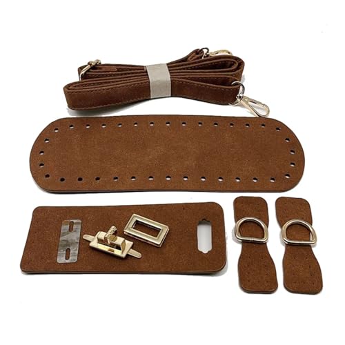 Leder Tasche machen Kit Handgefertigter Taschenriemen aus Leder for Handtaschen, gewebtes Set, Taschenböden mit Hardware-Zubehör for DIY-Schulterhandtaschen Für die Herstellung von Taschen, Handtasche von HYFEUOKF