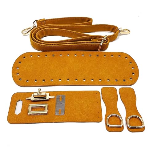 Leder Tasche machen Kit Handgefertigter Taschenriemen aus Leder for Handtaschen, gewebtes Set, Taschenböden mit Hardware-Zubehör for DIY-Schulterhandtaschen Für die Herstellung von Taschen, Handtasche von HYFEUOKF