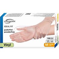 HYGONORM unisex Einmalhandschuhe IDEAL FIT weiß Größe M 100 St. von HYGONORM