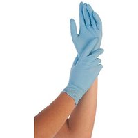 HYGOSTAR unisex Einmalhandschuhe SAFE LIGHT blau Größe XL 100 St. von HYGOSTAR