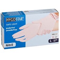 HYGOSTAR unisex Einmalhandschuhe SAFE LIGHT lila Größe L 100 St. von HYGOSTAR