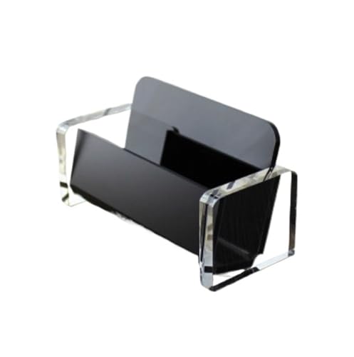 HYKJCSS Visitenkartenhalter für Laden Desktop-Visitenkartenhalter-Display for Den Schreibtisch, Eleganter Visitenkartenständer for Das Büro Visitenkartenständer(Black) von HYKJCSS