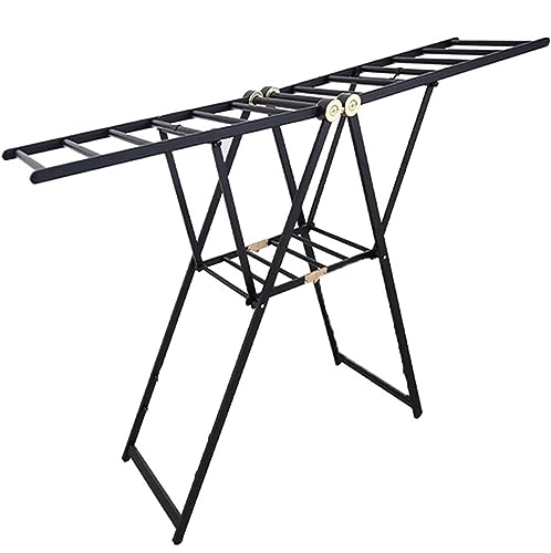 HYRTHAFSDF Hing Trockengestell Wäscheständer Wäscheständer Klappbarer Wäscheständer Hochleistungs-Aluminiumlegierung hes Rack Klappbarer Outdoor hes Trocknerständer von HYRTHAFSDF