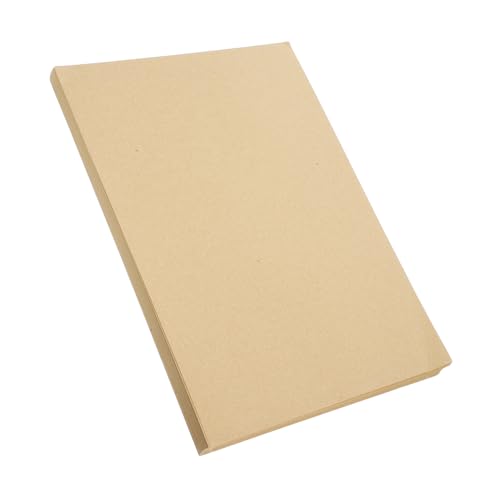 1 Packung Kraftpapier Scrapbooking-Papier Zeitschrift Herstellung braunes Briefpapier Mini-Notizblock Band Decoupage Bastelpapier Zeichenpapier braunes Papier Zellstoffpapier Khaki HYTROVE von HYTROVE