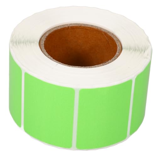 HYTROVE 1 Rolle Farbiges Thermopapier Aufkleber Für Thermodrucker Klebeetiketten Aufkleber Planen Aufkleber Mit Thermoetikett Perforiertes Versandetikett Etikettmarke Druckbar Punkt Green von HYTROVE