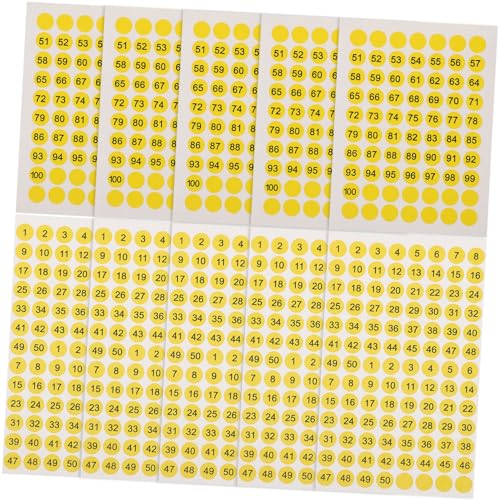 HYTROVE 1 Satz Nummernaufkleber Aufkleber Nach Nummer Nummeriert Vinyl Runden Digital Tagesetiketten Runde Durchsichtige Aufkleber Zahlen Klein Bunt Yellow Kupferplattenaufkleber 10 Blatt HYTROVE 1 Satz Nummernaufkleber Aufkleber Nach Nummer Nummeriert Vinyl Runden Digital Tagesetiketten Runde Durchsichtige Aufkleber Zahlen Klein Bunt Yellow Kupferplattenaufkleber 10 Blatt von HYTROVE