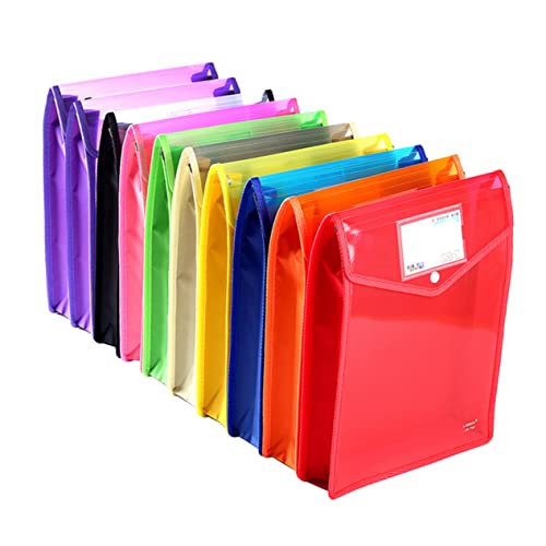 HYTROVE 10St A4 Aktentasche Dokumenttasche Dateispeicherordner Beleg-Organizer-Ordner dokumententasche document bag briefumschläge tragbare Dokumentenmappe Dateiorganisator PP-Kunststoff von HYTROVE