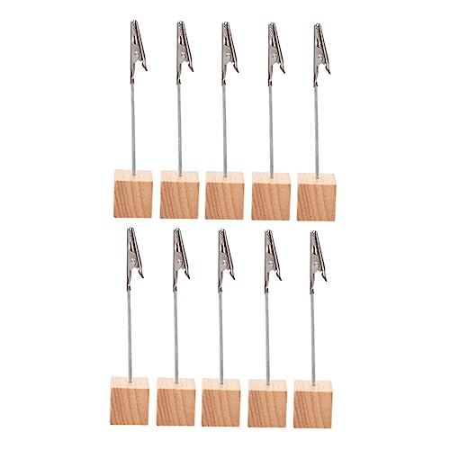 HYTROVE 10Stücke Tabletop Nachrichtenclip Vintage Holz Foto und Notizenhalter Klemmen für Memos und Visitenkarten Kreatives Büro Accessoire zur Aufbewahrung und Präsentation HYTROVE 10Stücke Tabletop Nachrichtenclip Vintage Holz Foto und Notizenhalter Klemmen für Memos und Visitenkarten Kreatives Büro Accessoire zur Aufbewahrung und Präsentation von HYTROVE