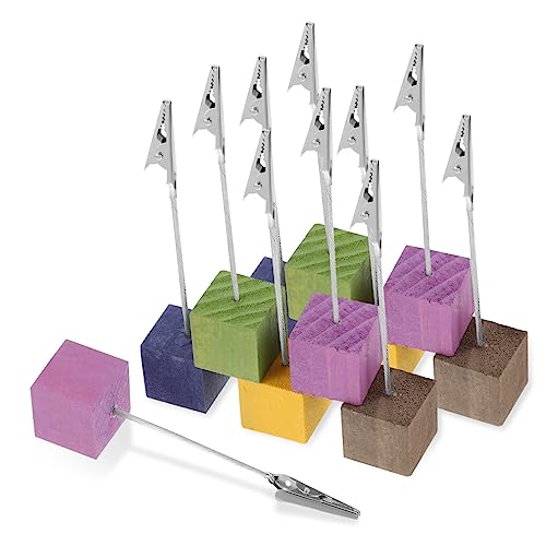HYTROVE 10Stücke Teiliges Holz Memo Clips mit Stabiler Basis Kreative Foto und Notizhalter für Schreibtisch Multifunktions Bildclips zur Dekoration von Büro Zuhause und Veranstaltungen HYTROVE 10Stücke Teiliges Holz Memo Clips mit Stabiler Basis Kreative Foto und Notizhalter für Schreibtisch Multifunktions Bildclips zur Dekoration von Büro Zuhause und Veranstaltungen von HYTROVE