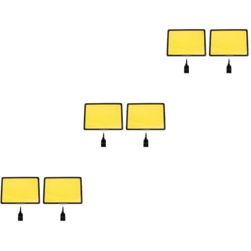 HYTROVE 3 Sätze Billboard-clip Regaletikettenhalter Einzelhandel Tag-clip Anzeigen Werbeschild-clip Supermarkt-etikett Werbeträger Warenanhängerhalter Doppelseitige Clips Abs 2 Stück * 3 von HYTROVE