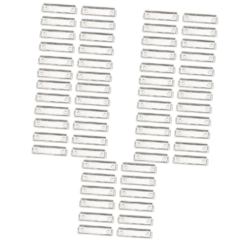 HYTROVE 5 Sätze Briefpapier-clip Klemmbrett-hardware Papierständer Pflegeklemmbrett Zwischenablage Cinch-clip Hängendes Klemmbrett Klemmbretter Büroklammern Zange Eisen Silver 15 Stück * 5 von HYTROVE