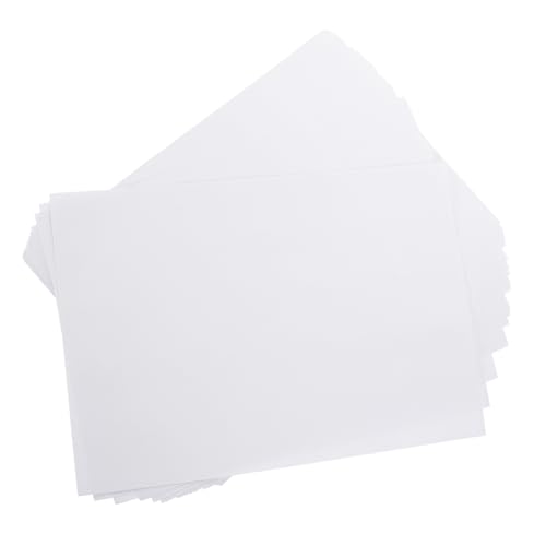 HYTROVE 50 Blatt Punktaufkleber auflösbare Lebensmitteletiketten Band adressetiketten adressenaufkleber Aufkleberdruckpapier Klebeetiketten aus Papier Briefpapier selbstklebend Weiß von HYTROVE