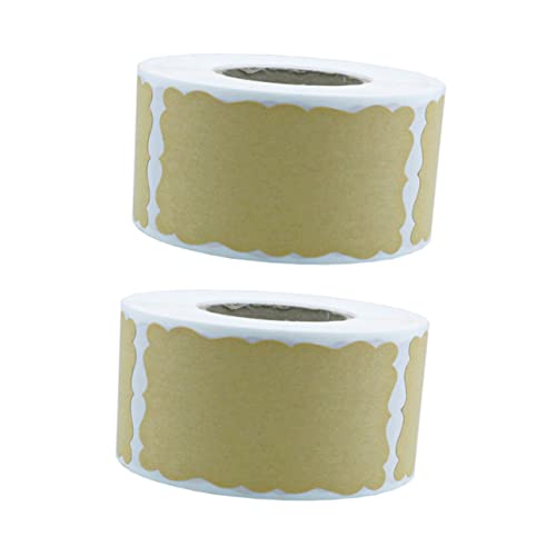 HYTROVE 500Stücke Kraftpapier Geschenketiketten Selbstklebende Aufkleber für Bastelarbeiten DIY Geschenkverpackungen Beschriften von Gläsern Umschlägen HYTROVE 500Stücke Kraftpapier Geschenketiketten Selbstklebende Aufkleber für Bastelarbeiten DIY Geschenkverpackungen Beschriften von Gläsern Umschlägen von HYTROVE