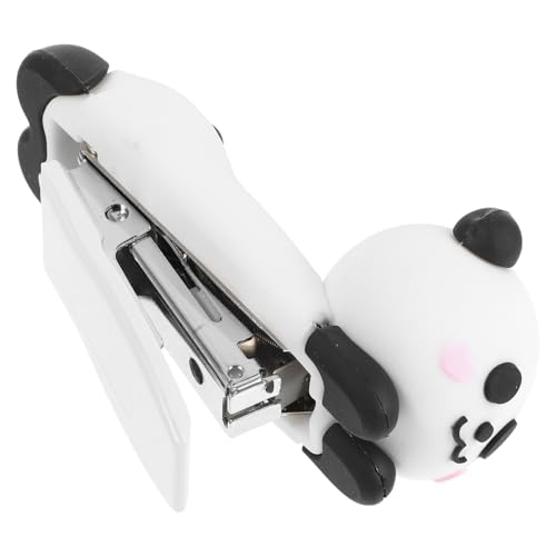 HYTROVE Panda-Hefter Desktop-Hefter Fernbedienungshalterung tragbare Meerjungfrau Kinderaccessoires Bildungsspielzeug lustiger Hefter Mini-Hefter Mini-Schulbedarf Mini-Tischhefter Metall von HYTROVE