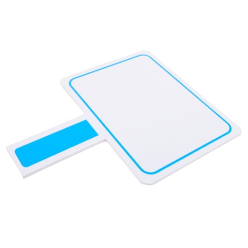 HYTROVE Whiteboard halten Signale trocken abwischbare Karteikarten Abs unterrichtsmaterial klassenzimmer ausstattung Trockenlöschpaddel kleine trocken abwischbare Tafeln PVC Blue von HYTROVE