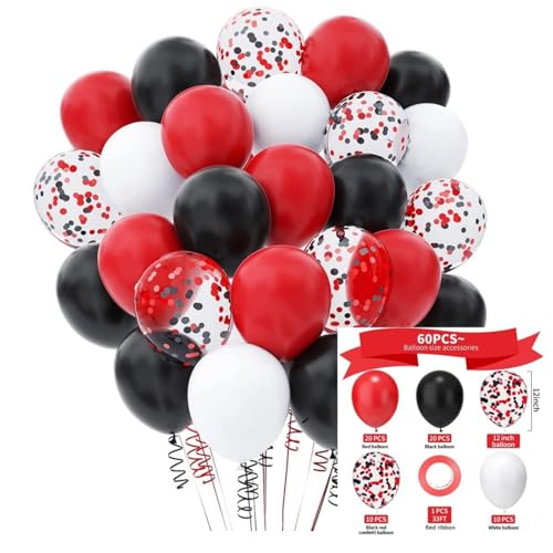 Bunte Luftballons • [50-120 Stück] • Hergestellt in der EU • Hochwertige Luftballons aus 100% reinem Naturlatex • Bunte Heliumballons • Hergestellt aus natürlichen Verbindungen • Geburtstagsballons von HZHIQUAN