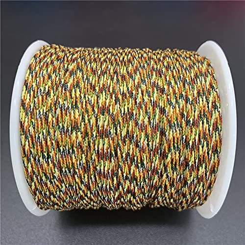 HZLXF1 10 Yards/Lot 0,8mm Bunte Nylonschnur Seil Chinesischer Knoten Makramee Schnur Seil for Schmuckherstellung for Shamballa Armband (Color : 16) von HZLXF1