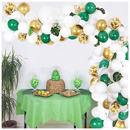 HZWMQDLF Happy Birthday Ballon 84 stücke Hochzeit Dekorationen Ballon Girlande Bogen kit weiß Gold Ballons for dusche Geburtstag jubiläums Party liefert Luftballons(Balloon Set 2) von HZWMQDLF