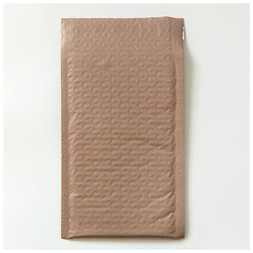 Luftpolsterumschläge 17.3x23cm Gepolsterte Umschlag Rosa/Blau Film Blase Bag Stoßfest Kurier Taschen Kleine Verpackung Bubble Mailer 50 stücke Luftpolsterumschläge(Taupe) von HZWMQDLF