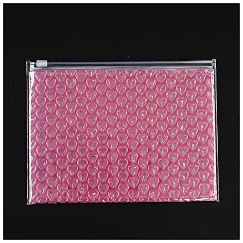 Luftpolsterumschläge 20 stücke Bubble Mailer Farbe ZIPLOCK Blase Bags Wasserdichte Versandtasche Logistik Stoßdichte Tasche Geschäftszubehör 21x16cm Luftpolsterumschläge(Pink) von HZWMQDLF