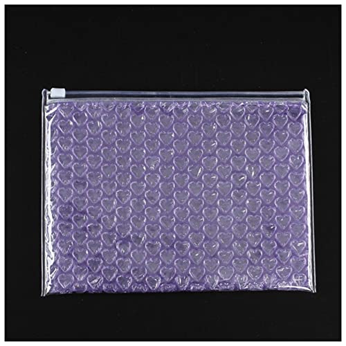 Luftpolsterumschläge 20 stücke Bubble Mailer Farbe ZIPLOCK Blase Bags Wasserdichte Versandtasche Logistik Stoßdichte Tasche Geschäftszubehör 21x16cm Luftpolsterumschläge(Purple) von HZWMQDLF