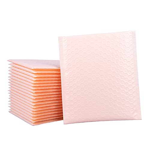 Luftpolsterumschläge 5. 0pcs. Bubble Hülle gesäumter Umschlag Pearl Film Geschenk Hüllkurvenbuch und Zeitschrift gesäumt Umschlag Selbststil Nude Rosa Mailer Packag Luftpolsterumschläge(13 * 18cm) von HZWMQDLF