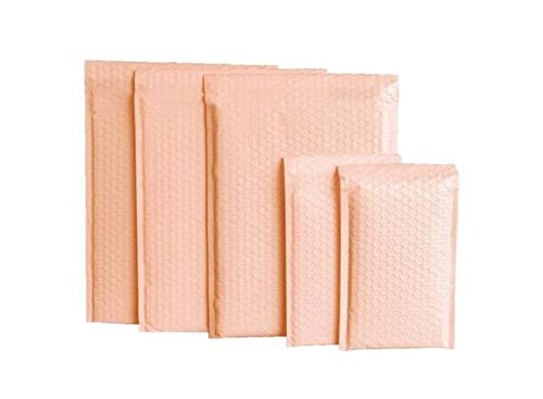 Luftpolsterumschläge 50 Stücke nackt Rosa Umschlag Mailing Plastikblasenbeutel Selbstklebende Kurierbeutel for Geschenk-Mailing-Tasche Luftpolsterumschläge(13 * 18cm) von HZWMQDLF