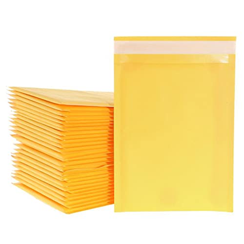 Luftpolsterumschläge 50 teile/los Kraftpapier Blase Umschläge Taschen Blase Mailing Tasche Mailer Gepolsterte Verschiffen Umschlag Business Supplies Luftpolsterumschläge(Yellow,11 * 15cm) von HZWMQDLF