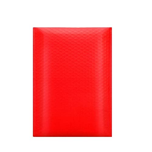 Luftpolsterumschläge Bubble Mailer Große Größe Poly Bubble Mailer Selbstdichtung Gepolsterte Umschläge Geschenkbeutel Farbe Verpackung Umschlag Taschen for Buch Luftpolsterumschläge(Red 38x46cm) von HZWMQDLF