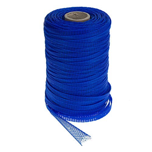 HaGa® 300 m Verpackungsnetz Netzschlauch Schutznetz Ø 15-25 mm blau | Oberflächenschutznetz | Netzbeutel | wiederverwendbar | Meterware von HaGa