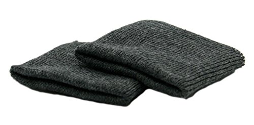 2 Elastische Bündchen für Kleidung - Ideal zum Nähen und Reparieren von Kleidungsstücken | Perfekt für Pullover, Hosen und Trainingsanzüge | 7,5 cm breit. (10. Dunkelgrau) von Haberdashery Online