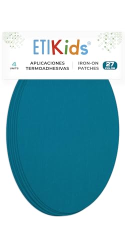 4 Thermoaufbügelbare Knie- und Ellbogenflicken – Bügelflicken 16 x 10 cm – Zum Reparieren & Verstärken von Hosen, Jacken, Pullovern & Hemden – Farbe: Türkis 4 Thermoaufbügelbare Knie- und Ellbogenflicken – Bügelflicken 16 x 10 cm – Zum Reparieren & Verstärken von Hosen, Jacken, Pullovern & Hemden – Farbe: Türkis von Haberdashery Online