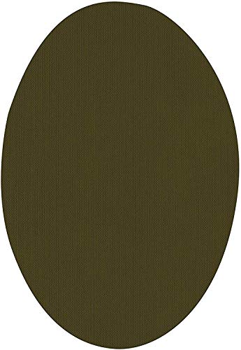 Elastische Knieschützer für Kleidung | Patches, um Kleidung zu reparieren. 6 Ellbogenschützer oder Knieschützer von 9 x 13 cm. Farbe: Khaki von Haberdashery Online