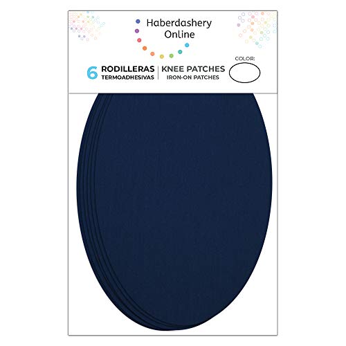 Haberdashery Online 6 x Knieschützer aus hellem Eisen, zum Aufbügeln, zum Schutz Ihrer Kleidung und Reparatur von Hosen, Jacken, Pullovern und Hemden, 16 x 10 cm, RP1C von Haberdashery Online